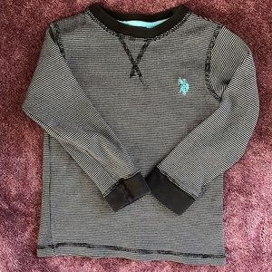 Long sleeve boy polo